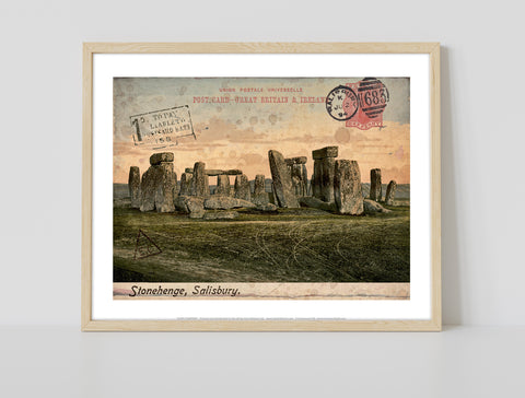 Stonehenge, Sailsbury - Wiltshire - 11X14inch Premium Art Print