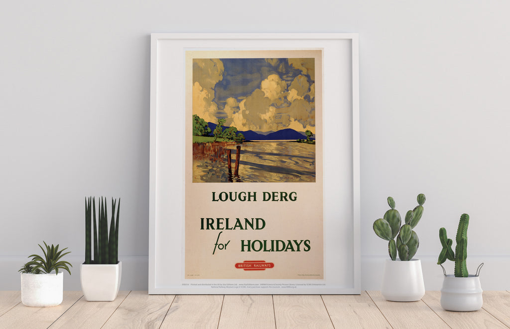 Lough Derg - Ireland For Holidays - 11X14inch Premium Art Print