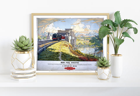 Irish Mail 1848-1948 - A Century Of Service - Art Print