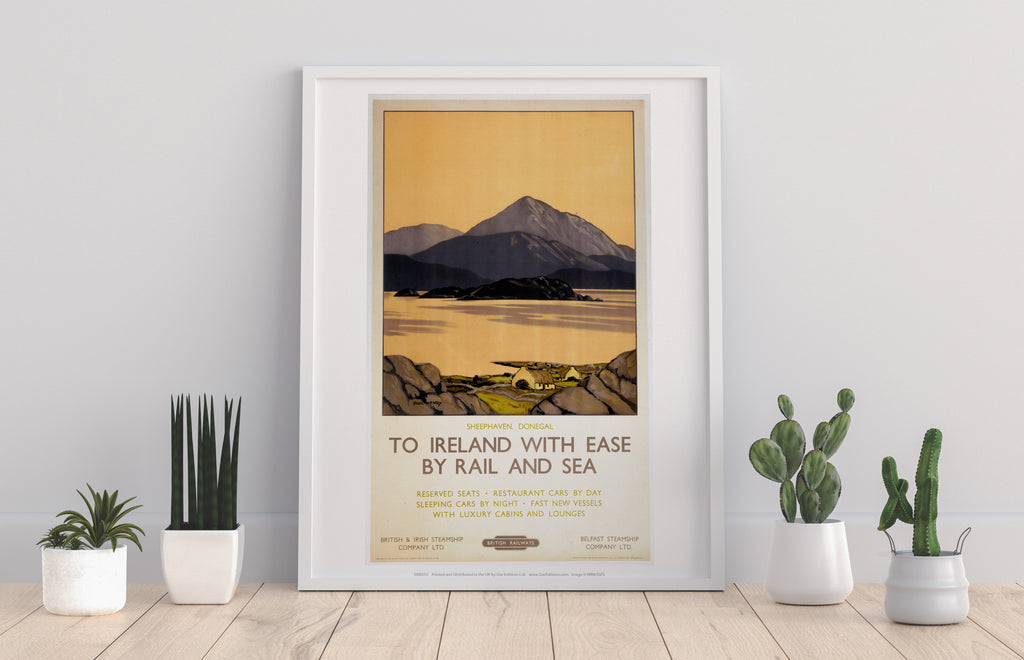 Sheephaven Donegal - To Ireland With Ease - Art Print