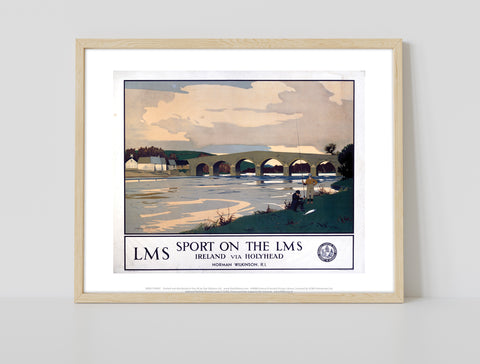 Sport On The Lms - Ireland Via Holyhead - Premium Art Print