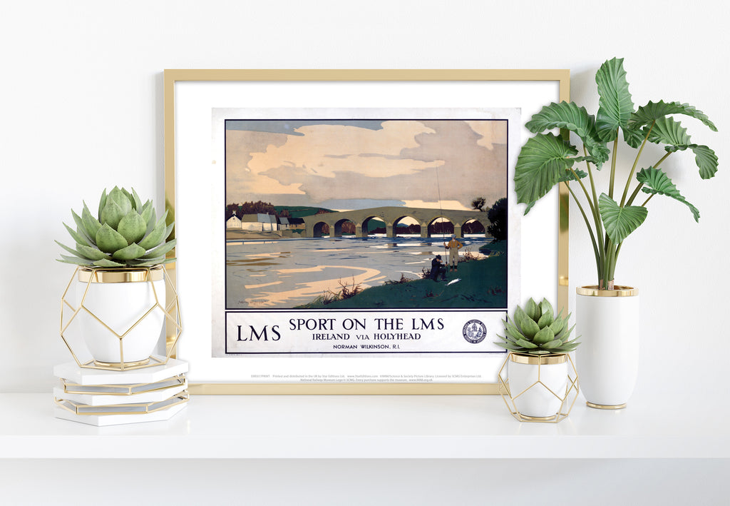 Sport On The Lms - Ireland Via Holyhead - Premium Art Print