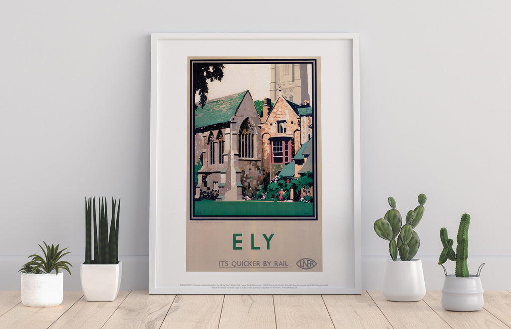 Ely Close Up Of Cathedral - 11X14inch Premium Art Print
