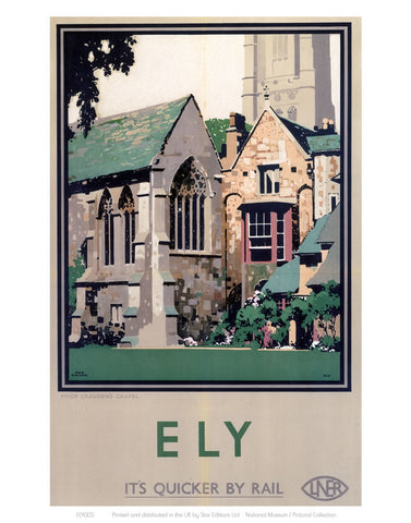 Ely Close up of Cathedral 24" x 32" Matte Mounted Print