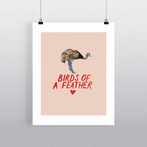 Birds of a Feather 11x14 Print