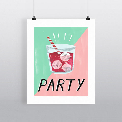 Party 11x14 Print