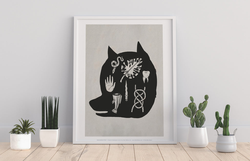 Dog Head - 11X14inch Premium Art Print