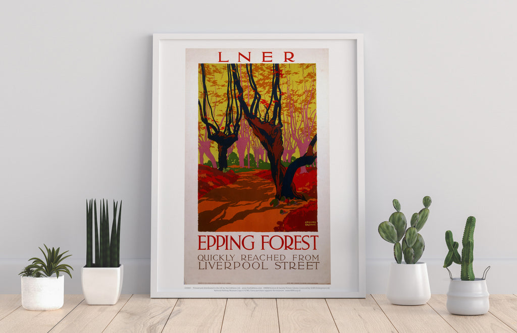 Epping Forest Quickly Reached - 11X14inch Premium Art Print