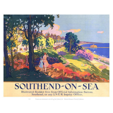 Southend On Sea 24" x 32" Matte Mounted Print