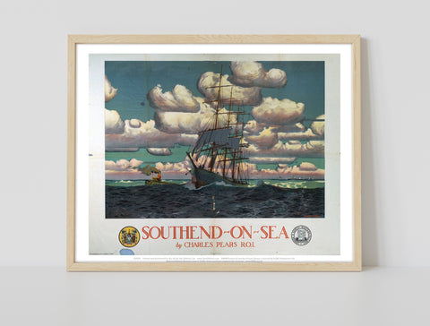 Southend On Sea By Charles Pears` - 11X14inch Premium Art Print