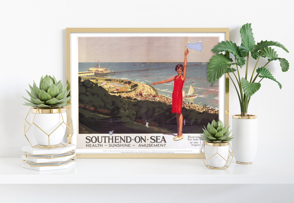 Southend On Sea Health Sunshine Amusement - Art Print