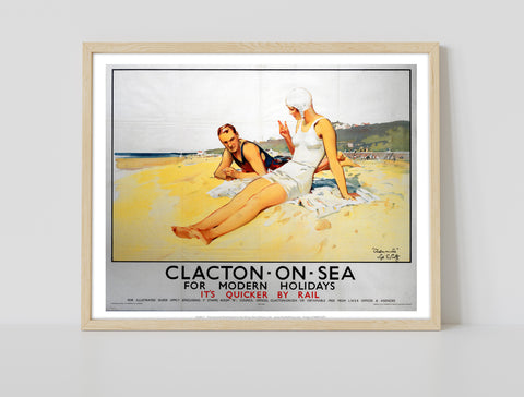 Clacton-On-Sea For Modern Holidays - Premium Art Print