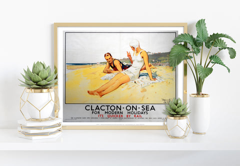 Clacton-On-Sea For Modern Holidays - Premium Art Print