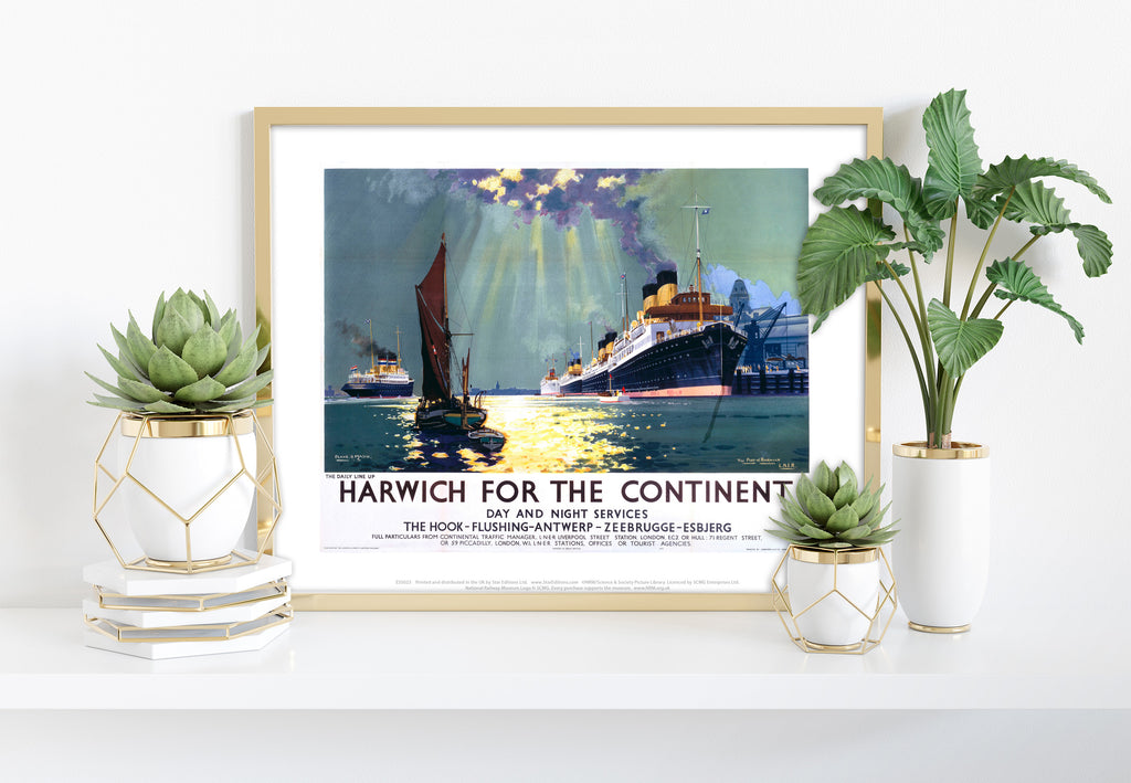 Harwich For The Continent - 11X14inch Premium Art Print