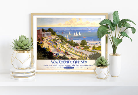 Southend-On-Sea - Pier Hill - 11X14inch Premium Art Print