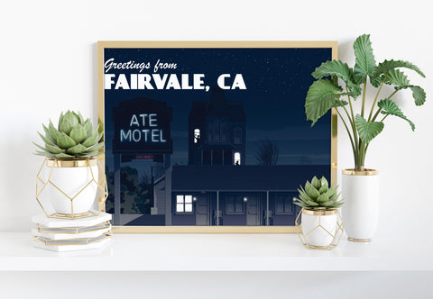 Film Poster - Bates Motel - Night Time - Premium Art Print