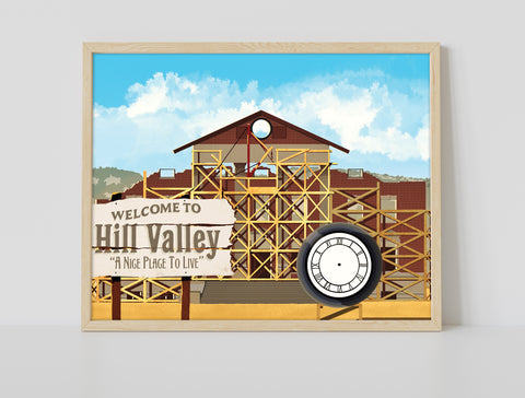 Film Poster - Hill Valley 1885 - 11X14inch Premium Art Print