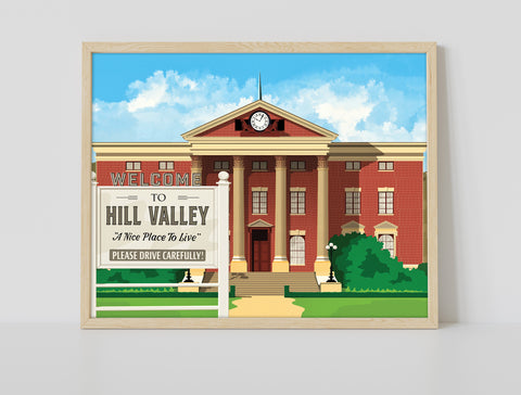 Film Poster - Hill Valley 1955 - 11X14inch Premium Art Print