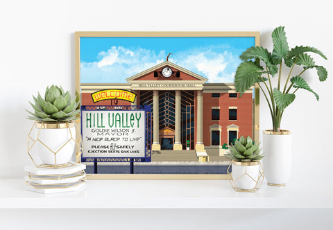 Film Poster - Hill Valley 2015 - 11X14inch Premium Art Print