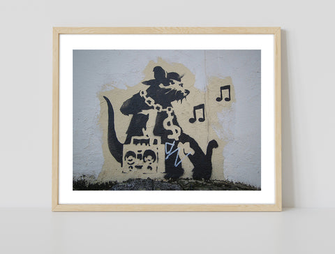 Graffiti Art - Boombox - 11X14inch Premium Art Print