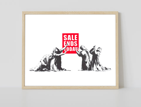 Graffiti Art - Religous Sale - 11X14inch Premium Art Print