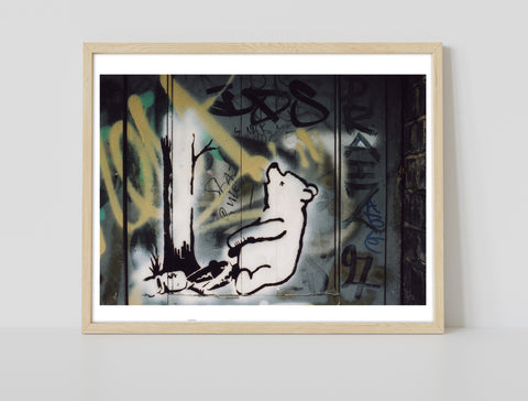 Graffiti Art - Honey Bear - 11X14inch Premium Art Print