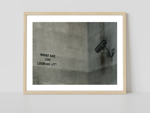 Graffiti Art - What Are You Looking At? - Premium Art Print
