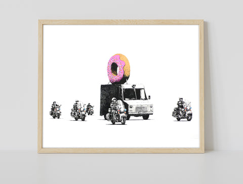 Graffiti Art - Donut Truck - 11X14inch Premium Art Print