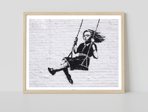 Graffiti Art - Swing - 11X14inch Premium Art Print