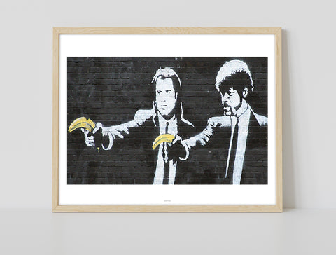 Graffiti Art - Banana Gun - 11X14inch Premium Art Print