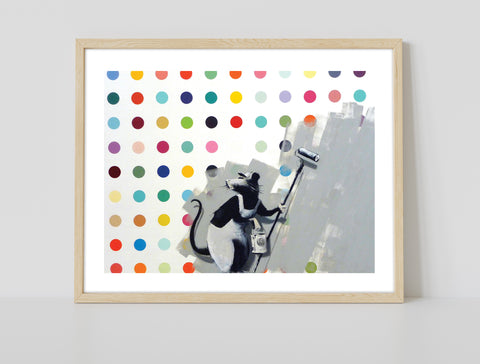 Graffiti Art - Cover Up - 11X14inch Premium Art Print