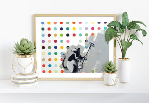 Graffiti Art - Cover Up - 11X14inch Premium Art Print