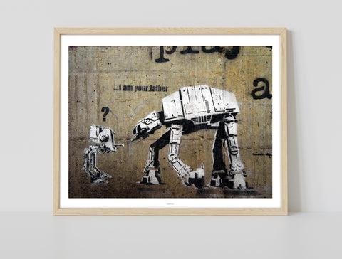 Graffiti Art - ... I Am Your Father - Premium Art Print