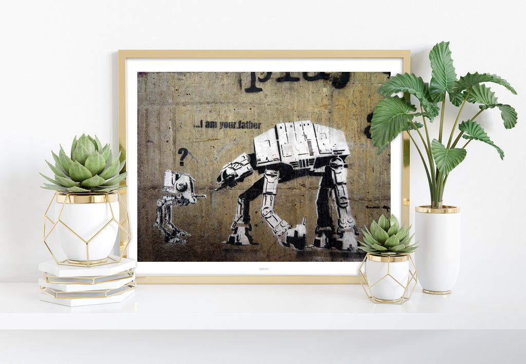 Graffiti Art - ... I Am Your Father - Premium Art Print