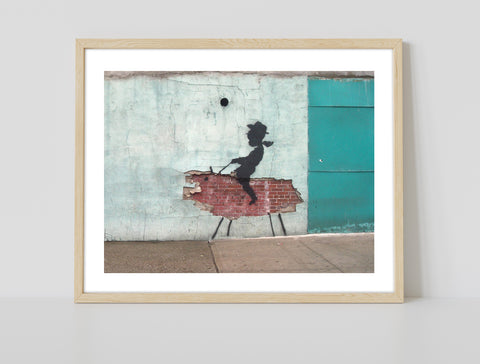 Graffiti Art - Rodeo - 11X14inch Premium Art Print