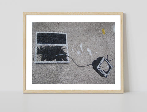 Graffiti Art - Out The Window - 11X14inch Premium Art Print