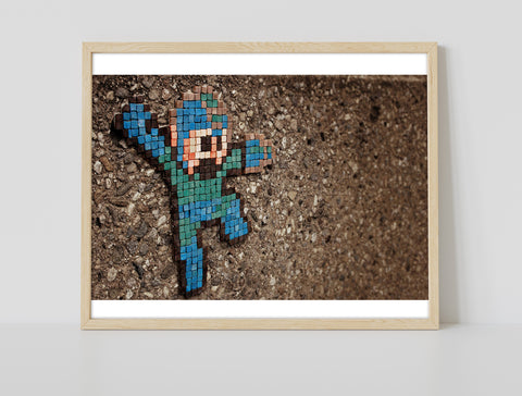 Superhero Graffiti - 11X14inch Premium Art Print