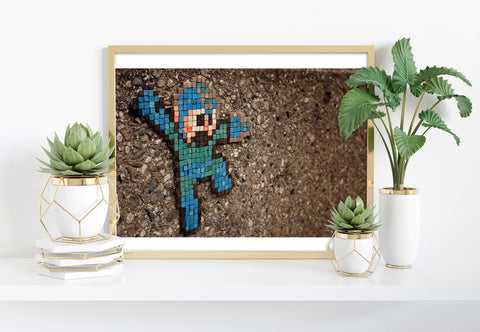 Superhero Graffiti - 11X14inch Premium Art Print