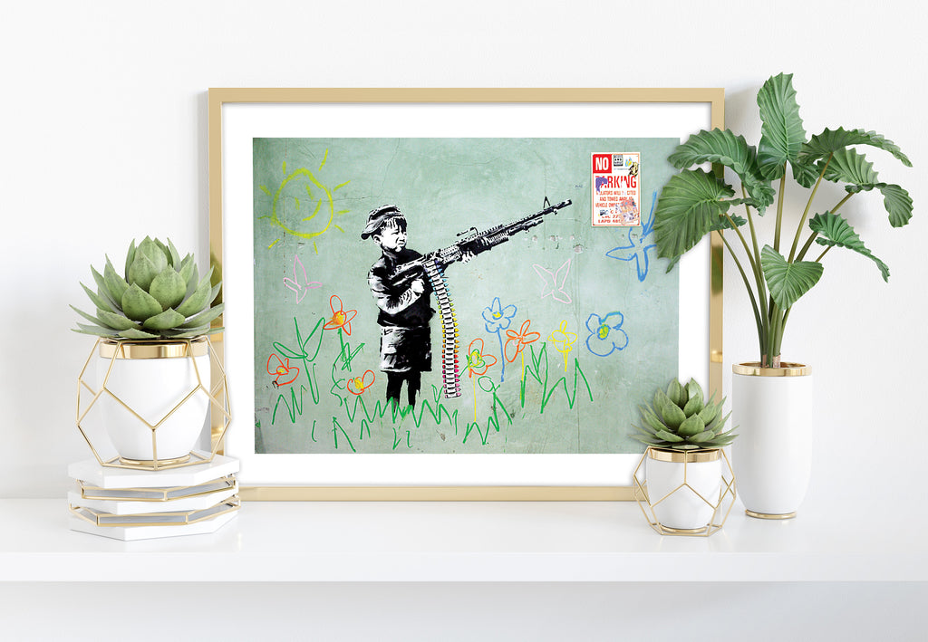 Child At War - 11X14inch Premium Art Print