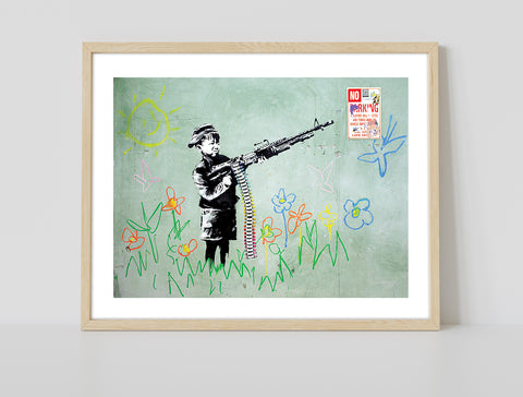 Child At War - 11X14inch Premium Art Print