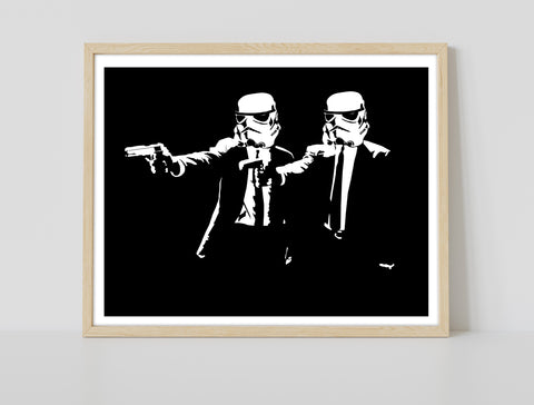 Pulp Fiction Storm Troopers - 11X14inch Premium Art Print