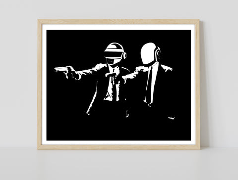Pulp Fiction X Daft Punk - 11X14inch Premium Art Print