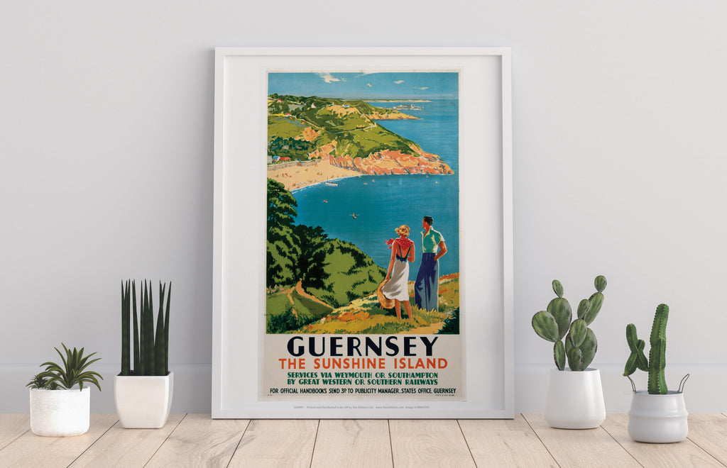 Guernsey, The Sunshine Island - 11X14inch Premium Art Print