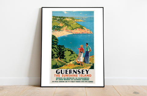Guernsey, The Sunshine Island - 11X14inch Premium Art Print
