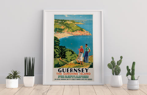 Guernsey, The Sunshine Island - 11X14inch Premium Art Print