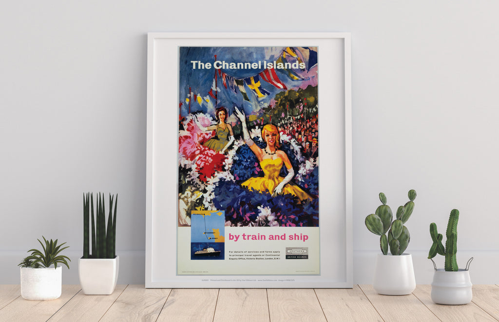 The Channel Islands, By Train And Ship - Premium Art Print