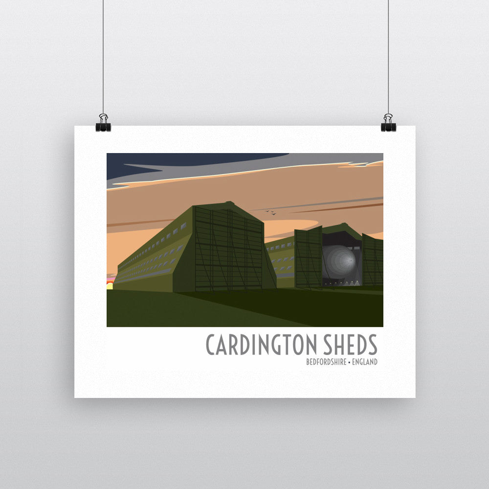 The Cardington Sheds, Bedfordshire 11x14 Print