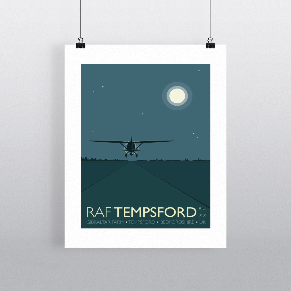 RAF Tempsford, Bedfordshire 11x14 Print