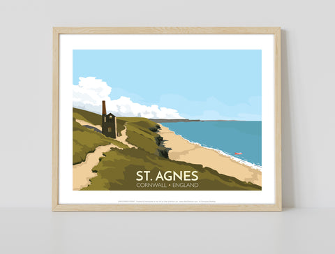 St Agnes, Cornwall - 11X14inch Premium Art Print