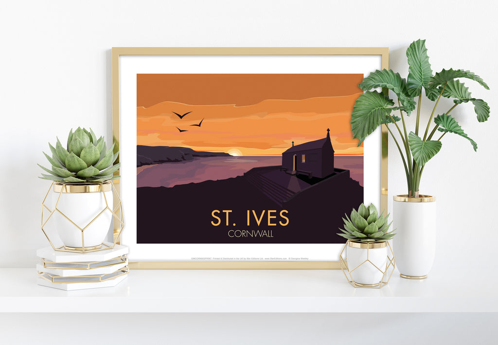 St Ives, Cornwall - 11X14inch Premium Art Print